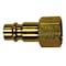 Milton PLUG BRASS HI-Flo V-Style 1/4"FNPT (2/cd MIS-761 - alternate 1
